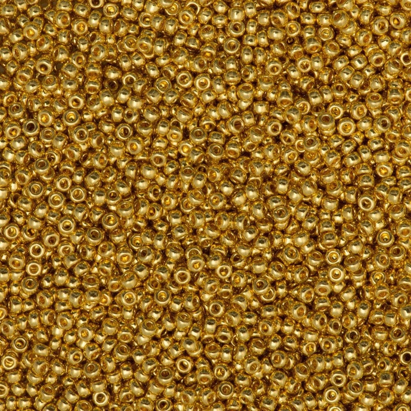 Miyuki Seed Beads 11/0 24Kt Gold Plated-0191