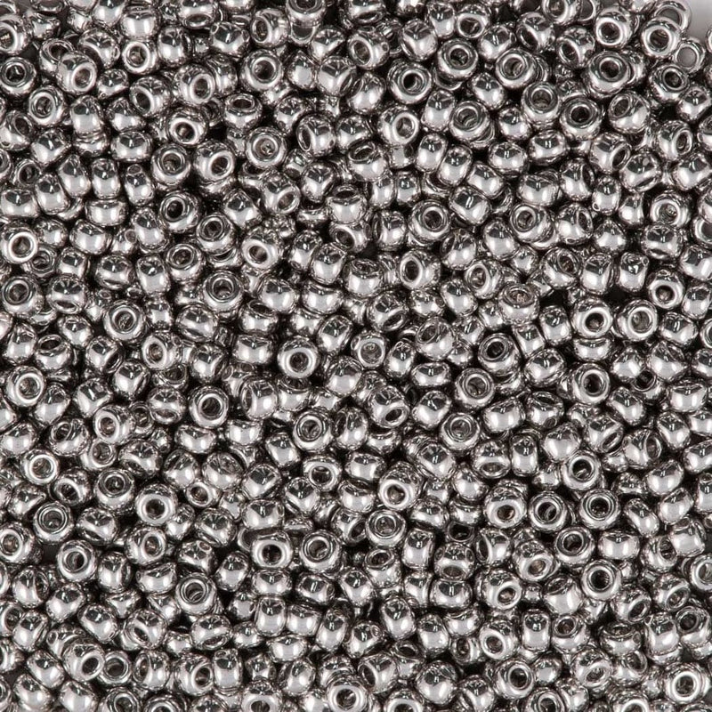 Miyuki Seed Beads 11/0 Palladium Plated-0194