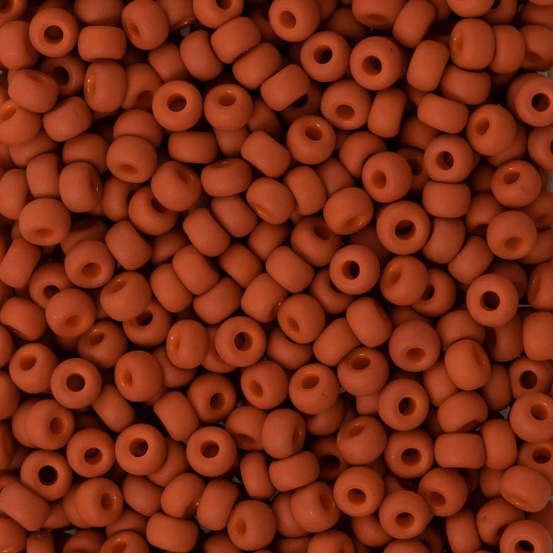 Miyuki Seed Beads 11/0 Matted Opaque Terra Cotta, 1236-NEW!!!