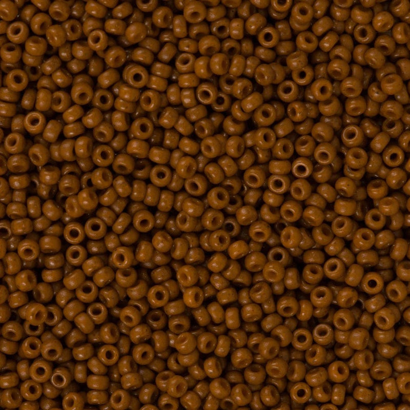 Miyuki Seed Beads 15/0 Duracoat Opaque Sienna, 4459