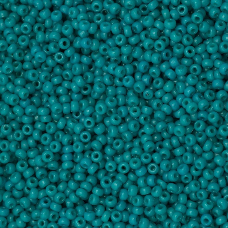 Miyuki Seed Beads 15/0 Duracoat Opaque Azure, 4483