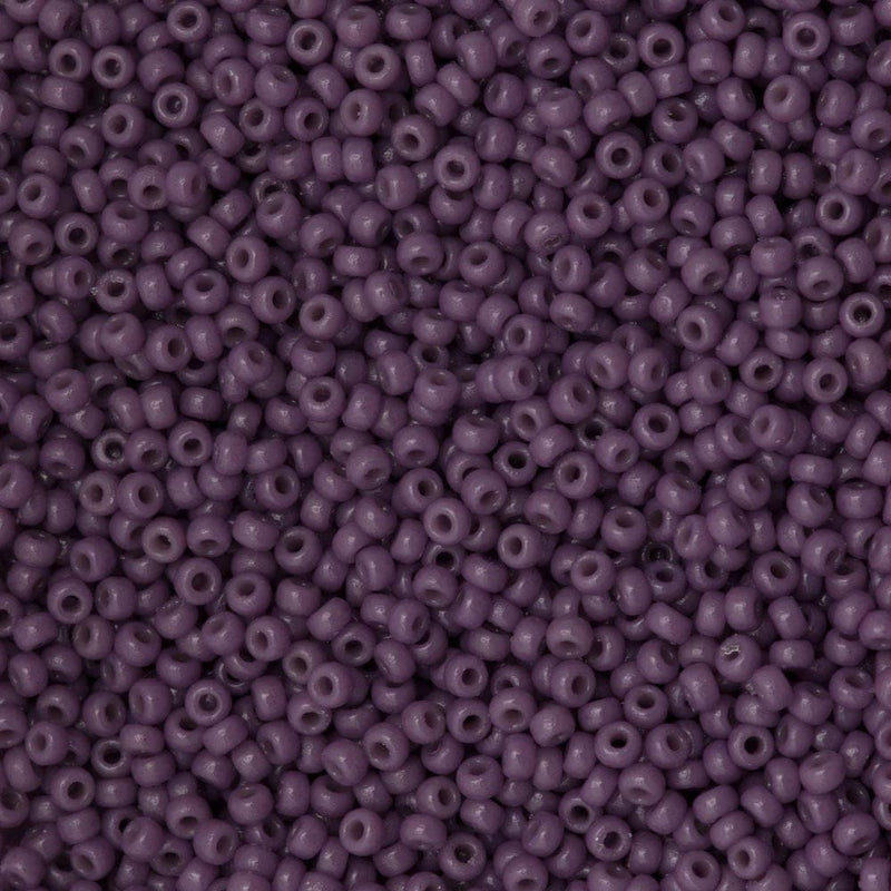 Miyuki Seed Beads 15/0 Duracoat Opaque Dark Orchid, 4489