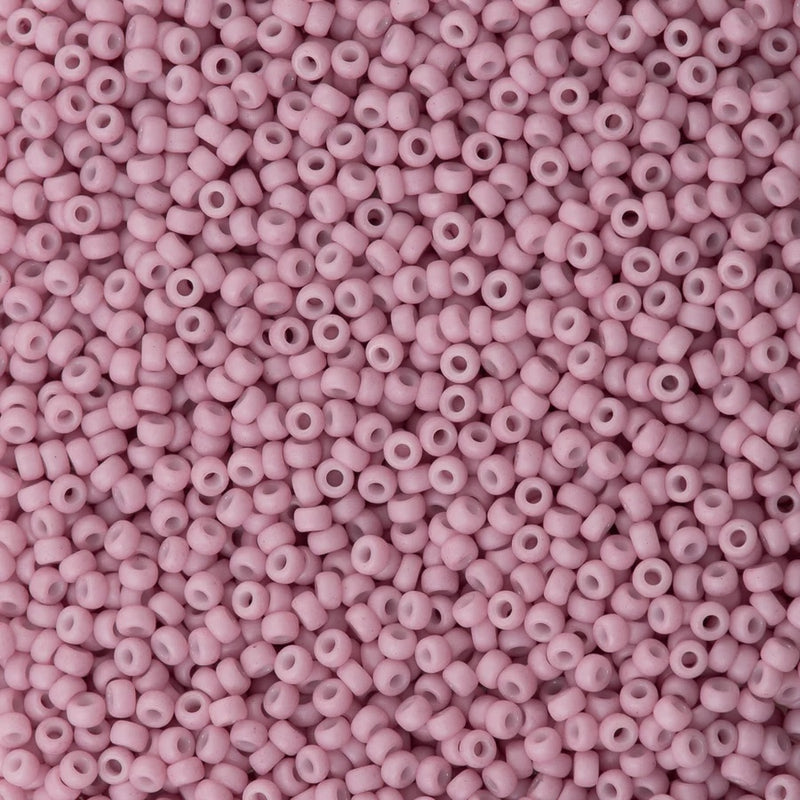 Miyuki Seed Beads 11/0 Matted Opaque Dusty Orchid, 2024-NEW!!!