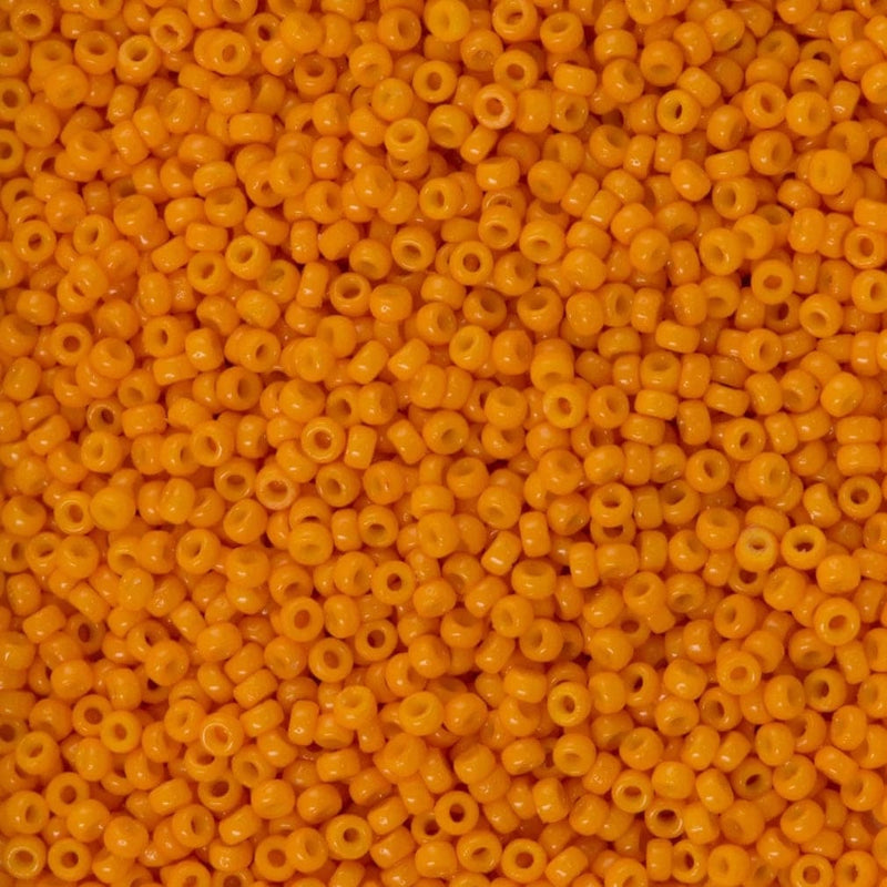 Miyuki Seed Beads 8/0  Duracoat Opaque Kumquat 4454-NEW!!!