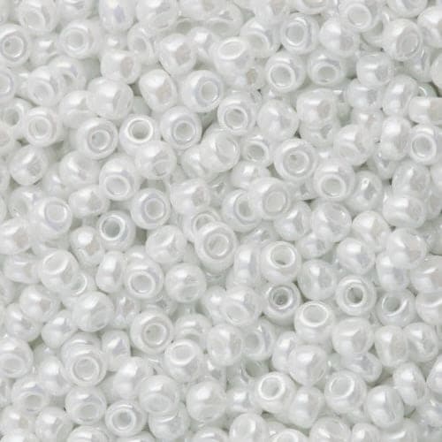 Miyuki Seed Beads 6/0 White Ceylon , 0528