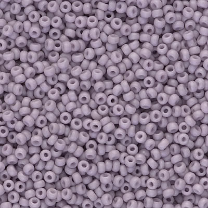 Miyuki Seed Beads 8/0 Matted Opaque Light Mauve, 2025-NEW!!!