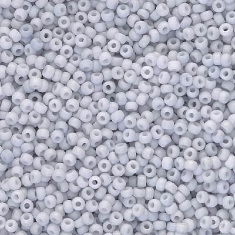 Miyuki Seed Beads 8/0 Matted Opaque Pale Blue Grey, 2026-NEW!!!