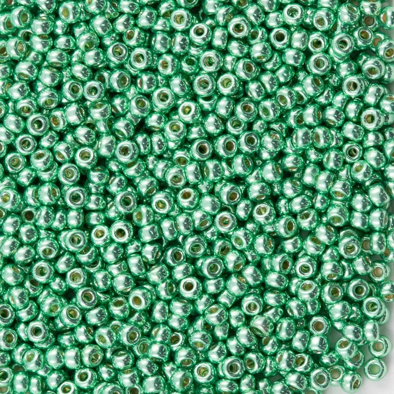 Miyuki Seed Beads 8/0  Duracoat Galvanized Mint, 4214-NEW!!!