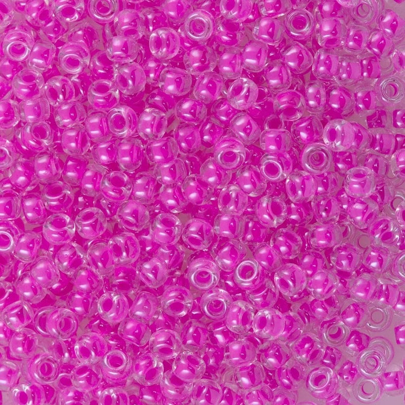 Miyuki Seed Beads 8/0 Luminous Hot Magenta , 4302