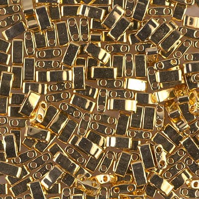 Miyuki Half Tila Beads HTL0191 24K Gold Plated,