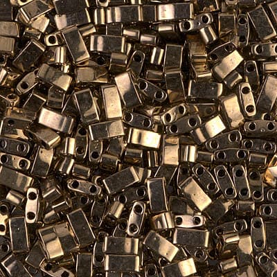 Miyuki Half Tila Beads HTL0457 Metallic Dk Bronze,