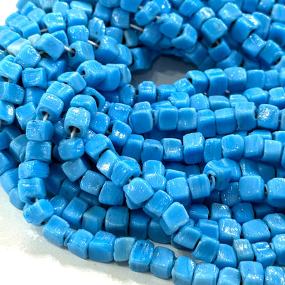 Chunky Teal Resin Beads - 60 Pieces - BeadHoliday