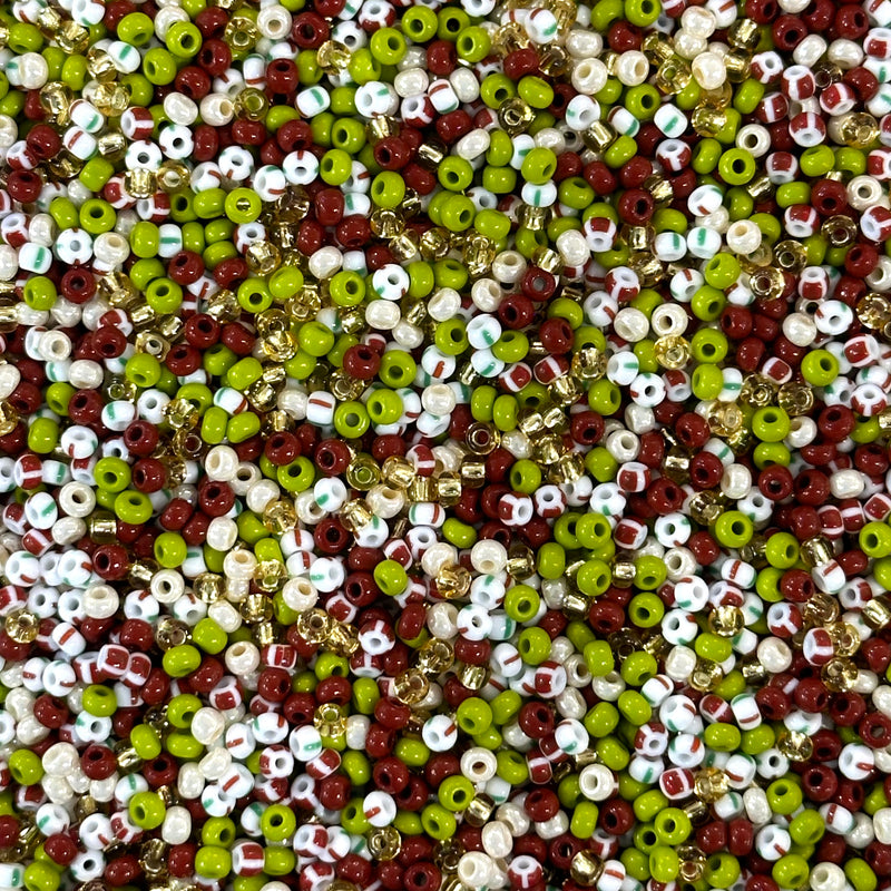 Mixed Color Preciosa Seed Beads 8/0 Rocailles-Round Hole 100 gr Pack