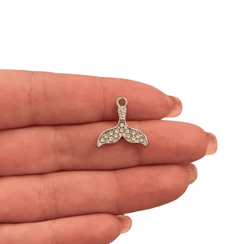 The Sparkling Whale Tail Pendant