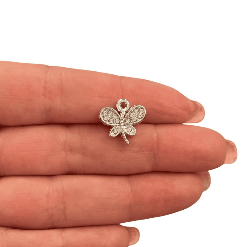 The Sparkling Dragonfly Charm