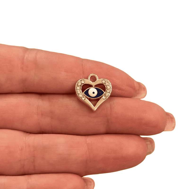 The Heart Evil Eye Pendant