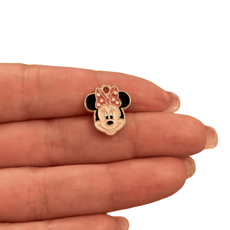 Gold Minnie Mouse Charm