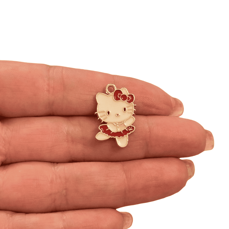 Gold Hello Kitty Charm