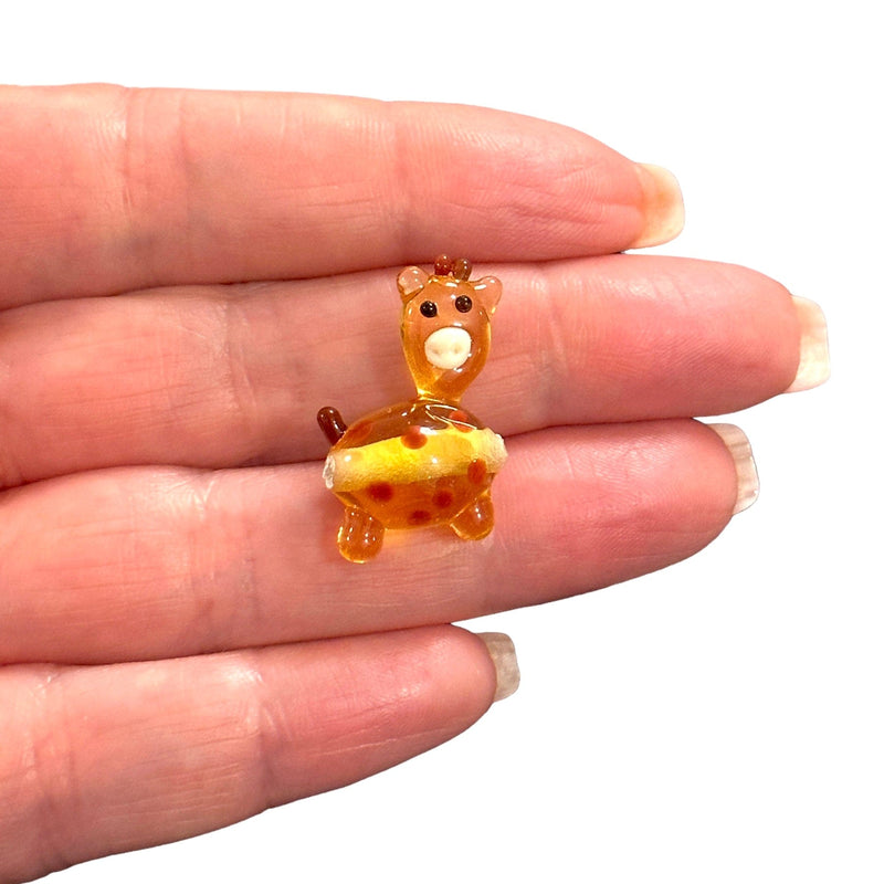 Hand Made Murano Glass Giraffe Charm