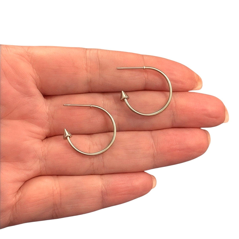 Waterproof Stainless Steel Hoop Earring