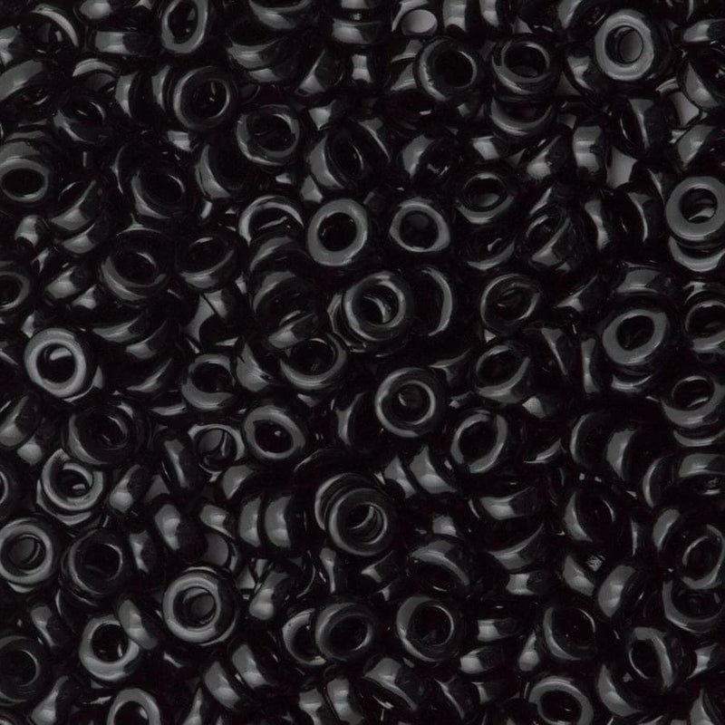 Miyuki Spacer Beads 3x1mm, Black 0401