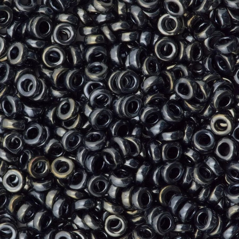 Miyuki Spacer Beads 2.2x1mm,  Light Gunmetal 0464