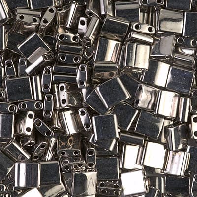 Miyuki Tila Beads TL0190 Nickel Plated,