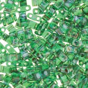 Miyuki Half Tila Beads  HTL4507 - Picasso Transparent Green