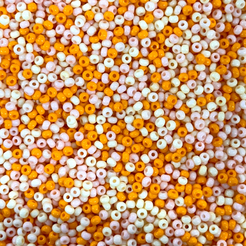 Mixed Color Preciosa Seed Beads 8/0 Rocailles-Round Hole 100 gr Pack