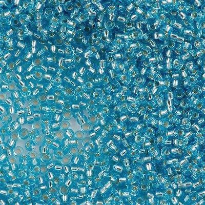 Miyuki Seed Beads 11/0 Aqua Silver Lined , 0018-NEW!!!£1.5