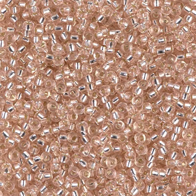 Miyuki Seed Beads 11/0 Silver Lined Lt Blush  , 0023-NEW!!!£1.5