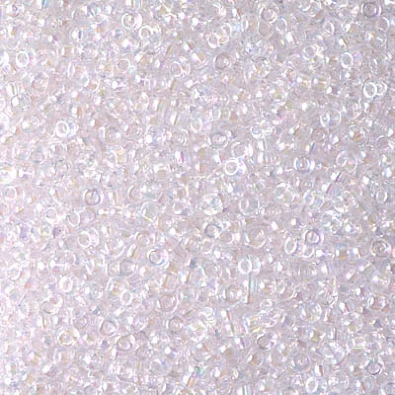 Miyuki Seed Beads 11/0 Transparent Pale Pink AB  ,0265-NEW!!!£1.75