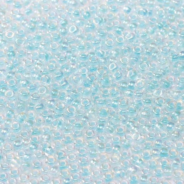 Miyuki Seed Beads 11/0 Glacier Blue Lined Crystal AB  ,0269-NEW!!!£1.75