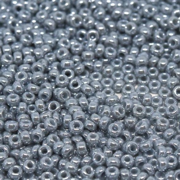 Miyuki Seed Beads 11/0 Opaque Grey Luster  ,0443-NEW!!!£1.5