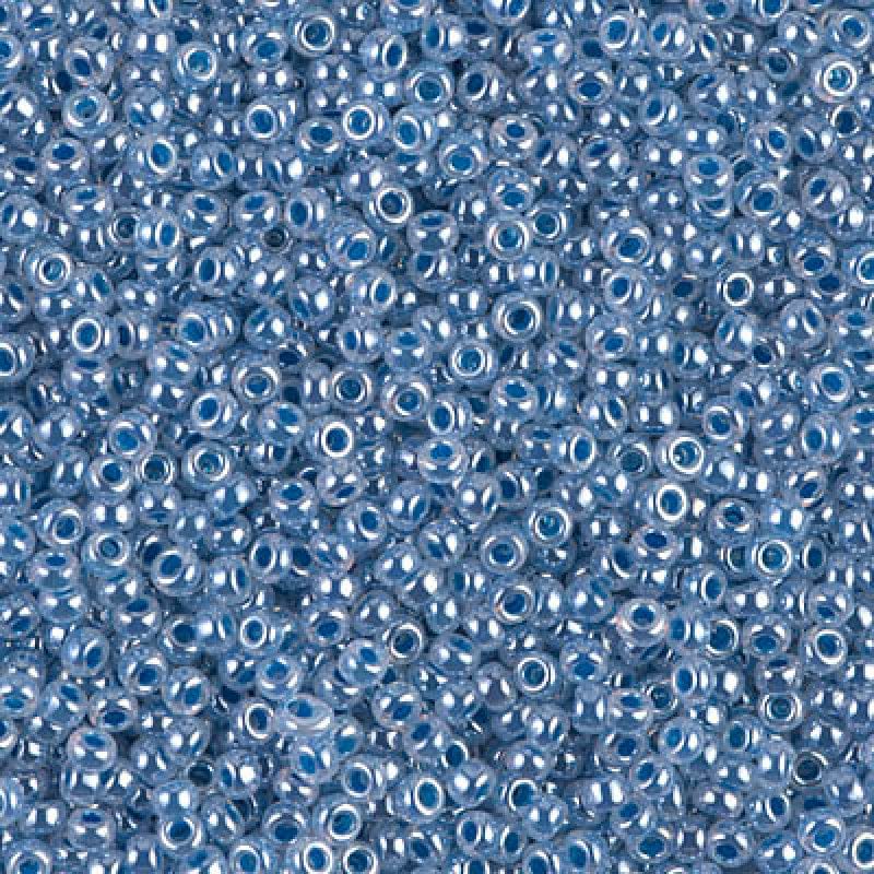 Miyuki Seed Beads 11/0 Dark Sky Blue Ceylon  ,0545-NEW!!!£1.75