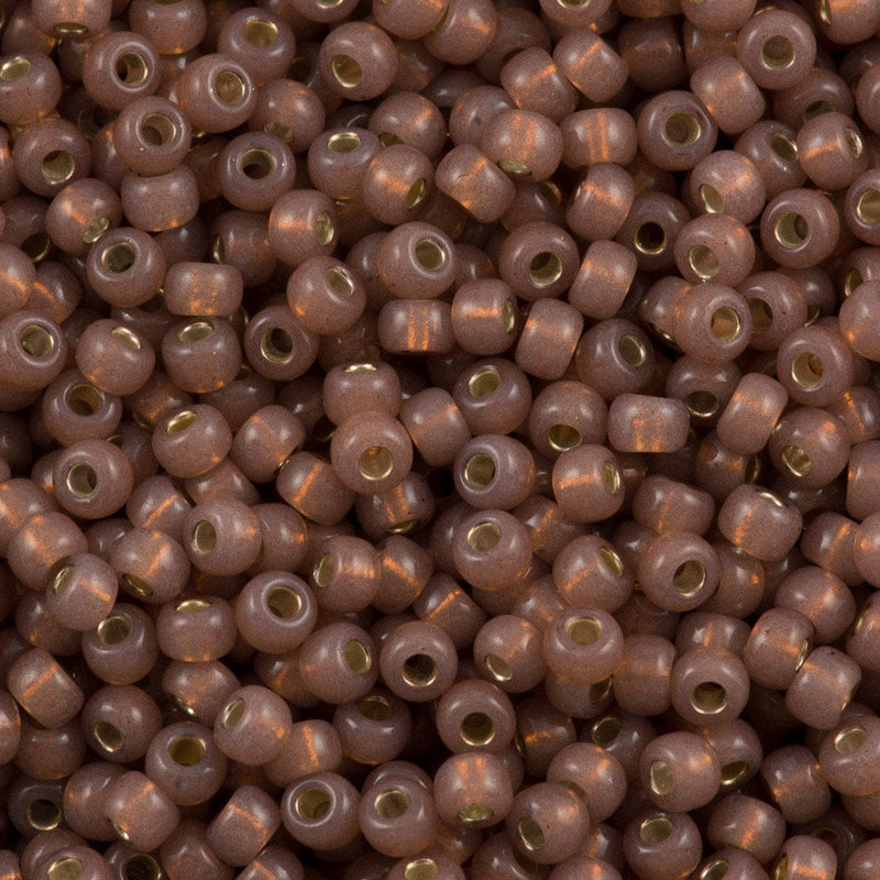 Miyuki Seed Beads 8/0 Dyed Rose Bronze S/L Alabaster, 0641 £2.5