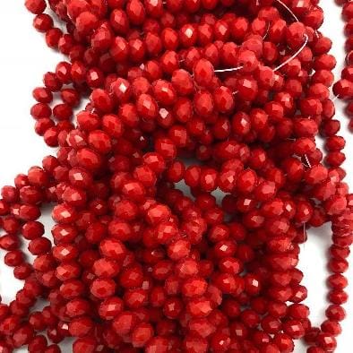 Crystal faceted rondelle - 72 pcs - 8 mm - full strand - PBC8C3 £1.5