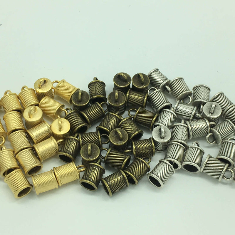 22 Kt matte Gold Plated Bead Caps 15x8x8  mm£2