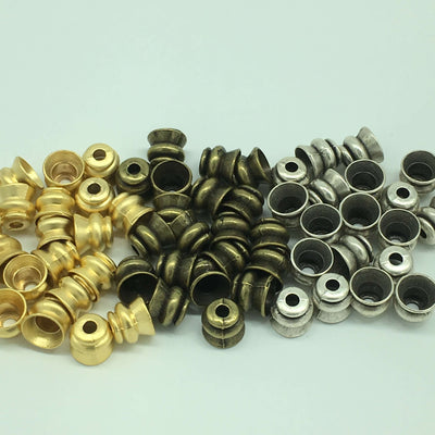 22 Kt Matte Gold Plated Bead Caps 8x8x8 mm£1.5