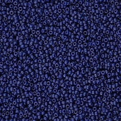 Perles de rocaille Miyuki 8/0 Matted Metallic Royal Blue, 2039-NEW!!!