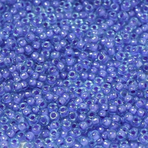 Miyuki Seed Beads 11/0 Fancy Lined Aqua Pink, 2270-NEW!!!£1.5