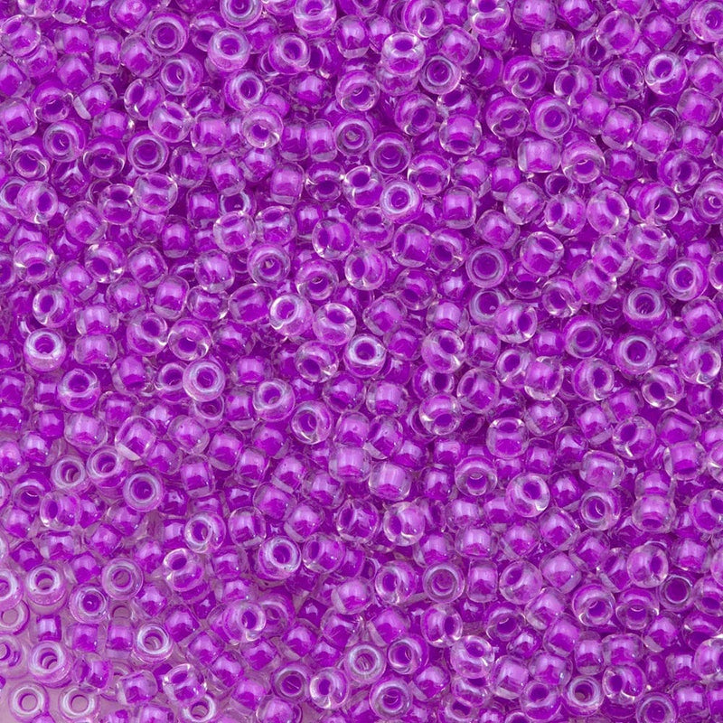 Miyuki Seed Beads 8/0 Luminous Plum Crazy , 4303