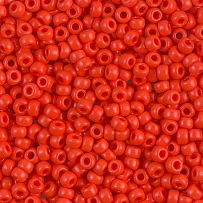 Miyuki Seed Beads 8/0 Opaque Red , 0407