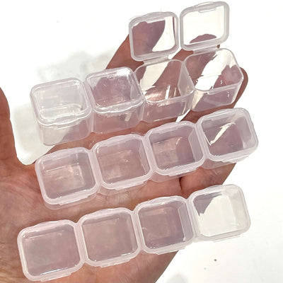 3x4 Storage Stacker Pots, Bead Organiser, Bead Storage, Craft Storage Craft Case, Stackable Storage, Findings, Clear Storage