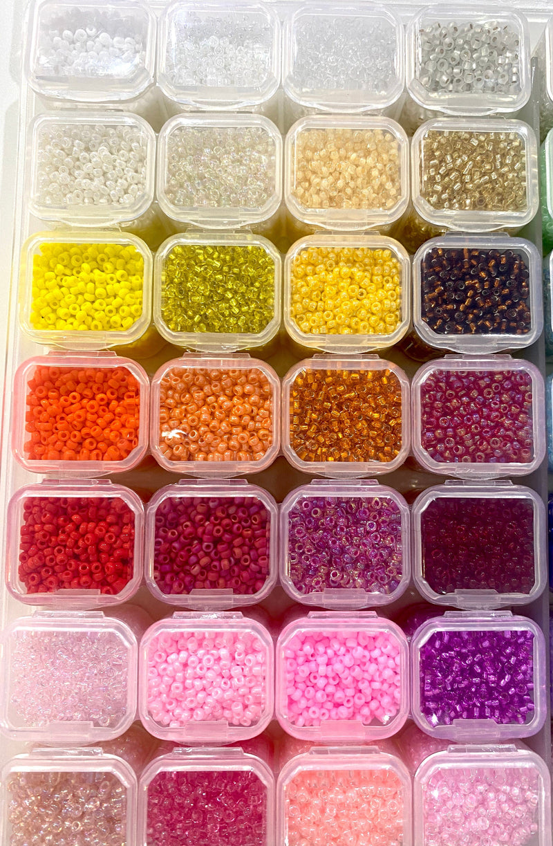 Miyuki Seed Beads Starter Set, 56 Colours 560 Gr 11/0 Round Seed Beads, Needle, Thread,Container£125