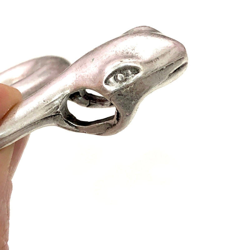 Silver Snake Pendant, Large Silver Snake Pendant