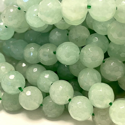 Genuine Aventurine Beads 8mm Faceted 46 Beads