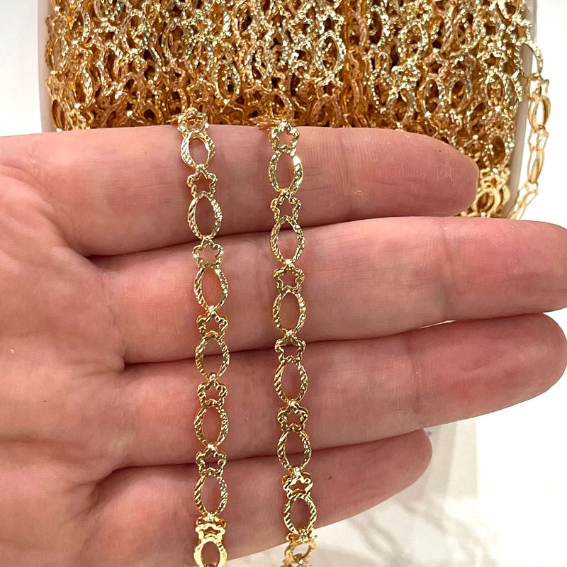 24Kt Gold Plated 5mm Double Layer Soldered Chain, 5mm Gold Chain£10