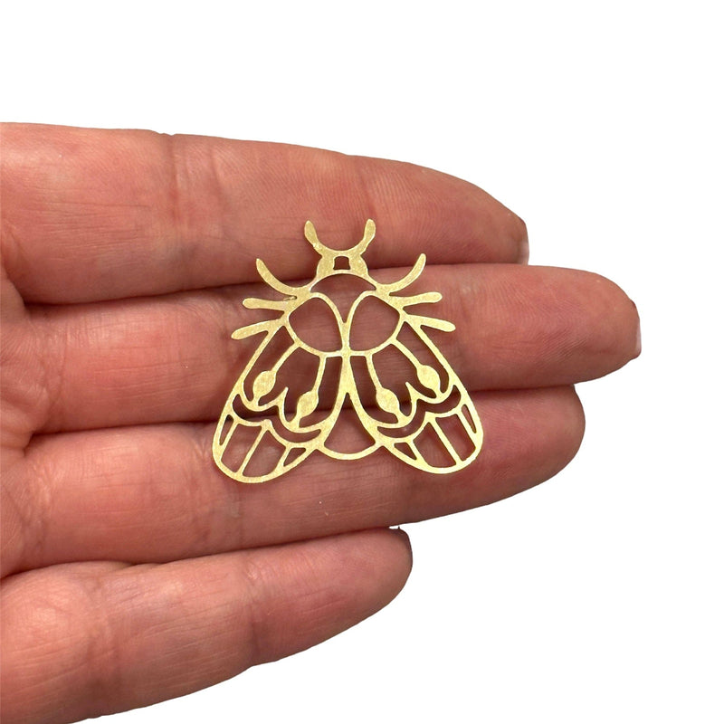 Raw Brass Egyptian Fly Amulet Charm,Laser Cut Egyptian Fly Amulet Charm