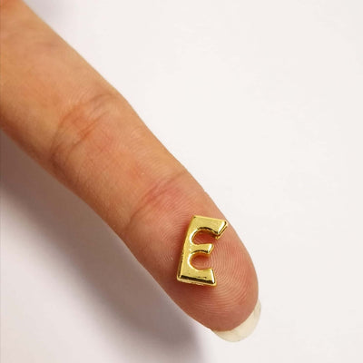 24Kt Gold Plated Initial Charms, Gold Alphabet Letter Charmsğ